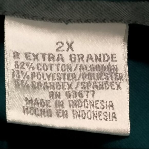 Worthington Woman  2X Blouse Stretch Sleeveless Collared Wrap Style Side Zipper - Picture 8 of 9